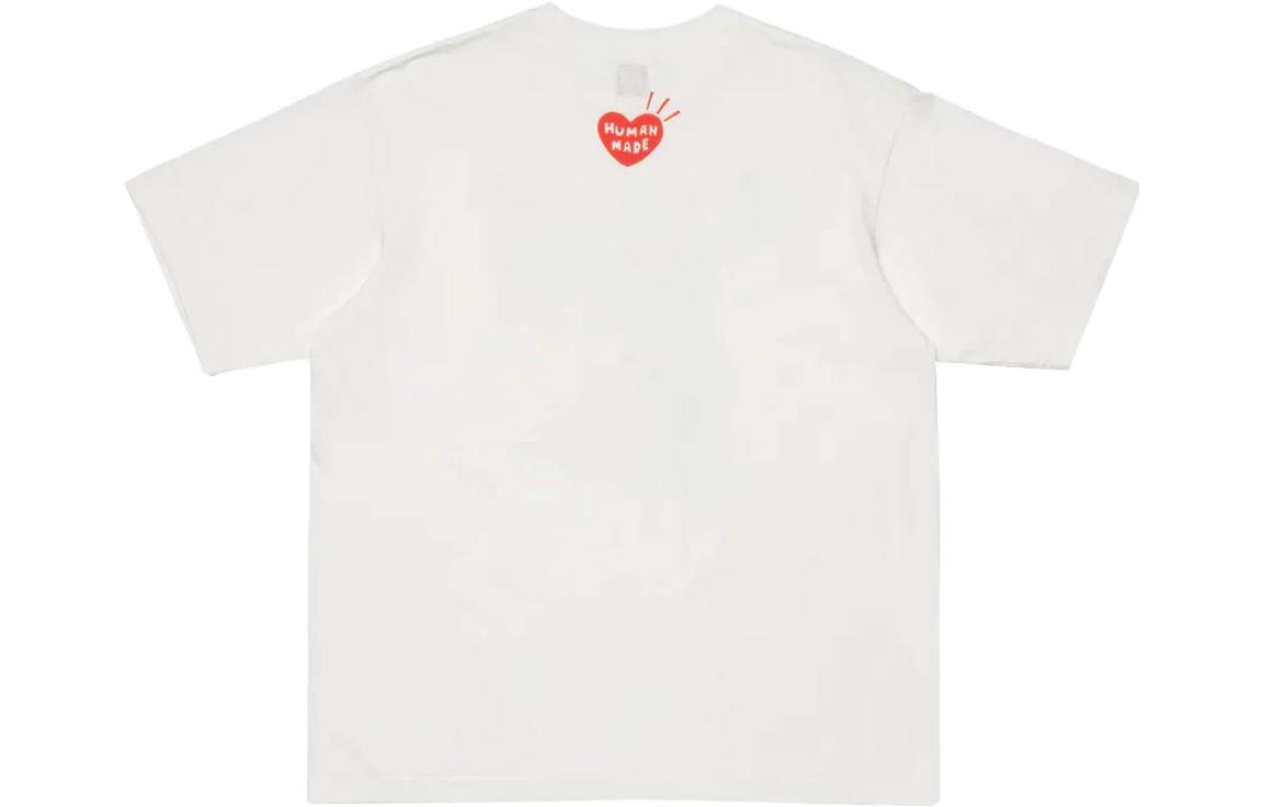 Lookbook HUMAN MADE カートゥーンロゴプリント クルーネック ユニセックス 半袖Tシャツ XX25TE008