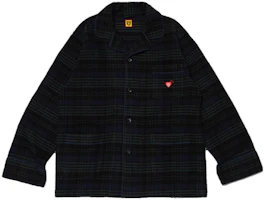 Order HUMAN MADE 格纹休闲宽松夹克 男女同款 深蓝色. XX25GD018