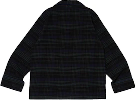 Lookbook HUMAN MADE 格纹休闲宽松夹克 男女同款 深蓝色. XX25GD018