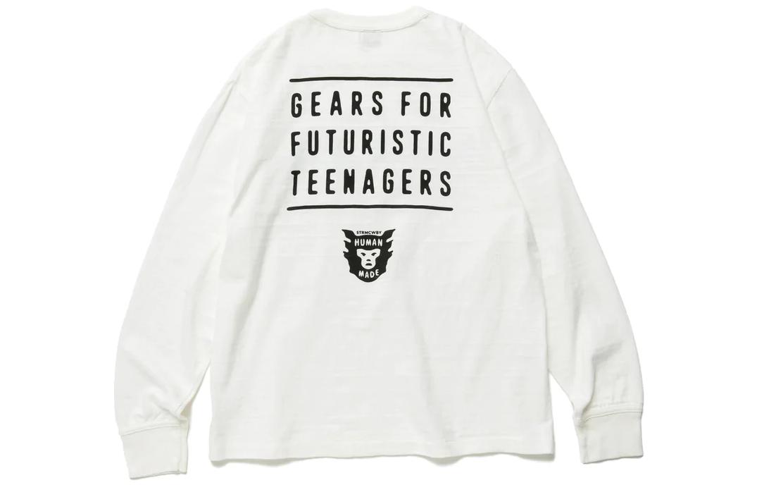 Purchase HUMAN MADE Clásica FW22 Camiseta Manga Larga con Logo para Hombre. HM24CS009