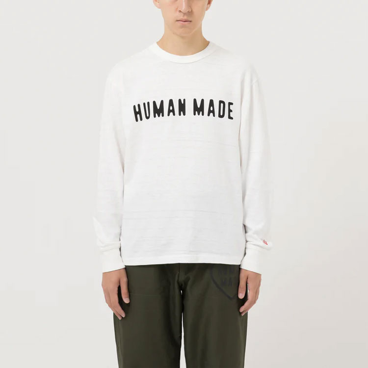 Details for HUMAN MADE Clásica FW22 Camiseta Manga Larga con Logo para Hombre. HM24CS009