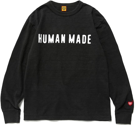 HUMAN MADE Clásica FW22 Camiseta Manga Larga con Logo para Hombre. HM24CS009 1