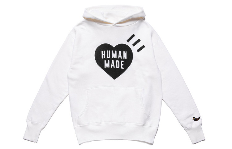 Human Made Classic Heart Sweatshirt Unisex White HM20CS025