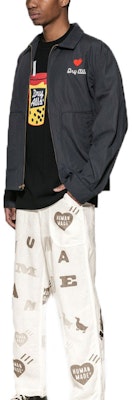 휴먼메이드 데크 팬츠 브라운/화이트 캐주얼 프린트 롱 바지 HM19PT012 Sizing 휴먼메이드 데크 팬츠 브라운/화이트 캐주얼 프린트 롱 바지 HM19PT012