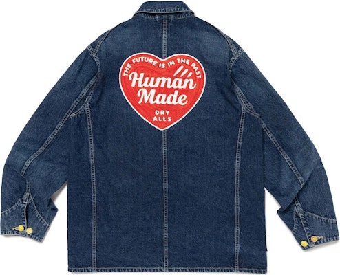 HUMAN MADE 丹寧外套 復古心形鈕扣 刺繡標誌 男女款 靛藍 HM28JK002 Lookbook HUMAN MADE 丹寧外套 復古心形鈕扣 刺繡標誌 男女款 靛藍 HM28JK002