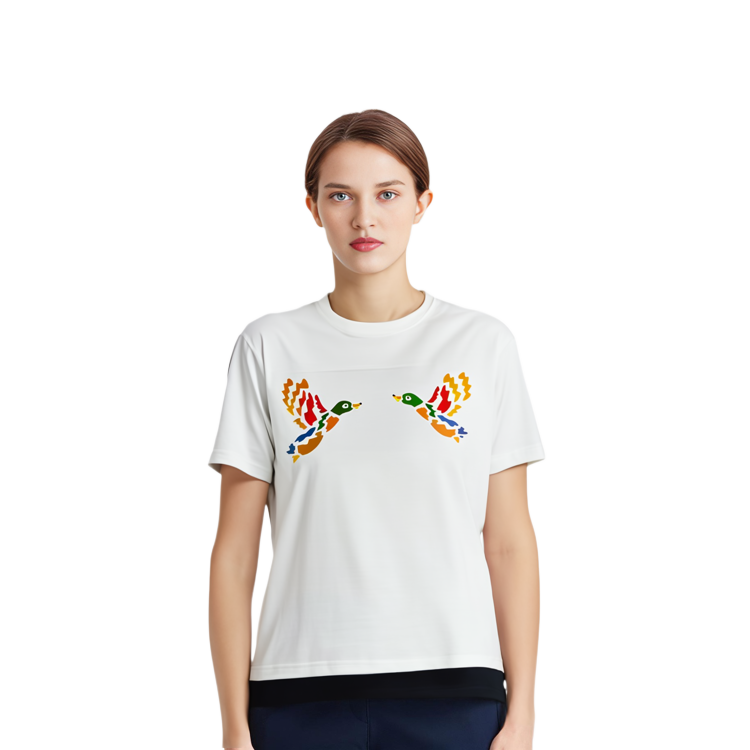 HUMAN MADE Double Duck Print Short Sleeve T-Shirt Unisex HM21TE005 圖 4