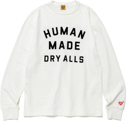 Camiseta de Manga Larga HUMAN MADE Dry Alls Logo Print Crewneck. HM25CS025 Order Camiseta de Manga Larga HUMAN MADE Dry Alls Logo Print Crewneck. HM25CS025