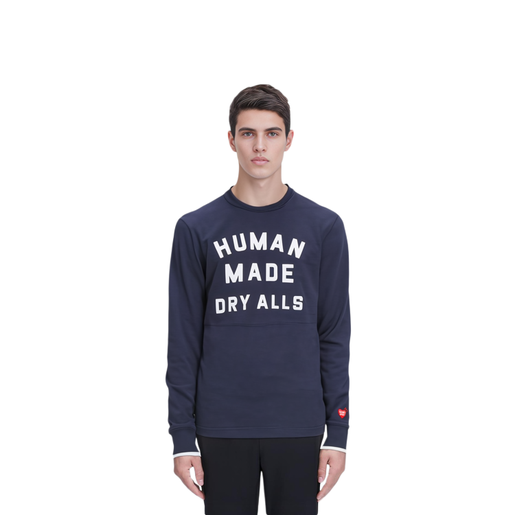 Purchase Camiseta de Manga Larga HUMAN MADE Dry Alls Logo Print Crewneck. HM25CS025