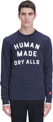 Camiseta de Manga Larga HUMAN MADE Dry Alls Logo Print Crewneck. HM25CS025 Purchase Camiseta de Manga Larga HUMAN MADE Dry Alls Logo Print Crewneck. HM25CS025