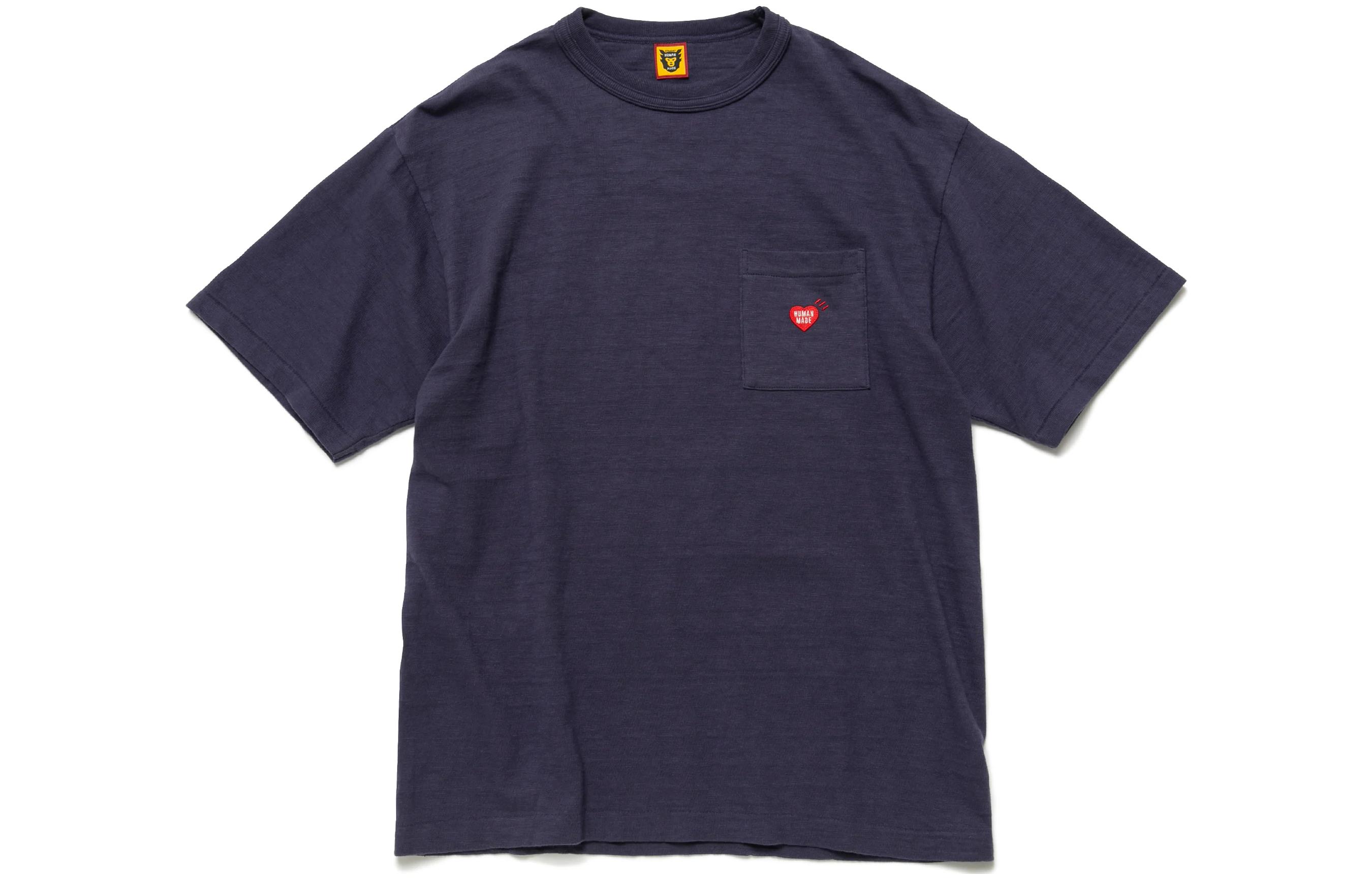 HUMAN MADE Duck Cartoon Heart Logo Pocket Graphic Tee Short Sleeve - HM23CS025