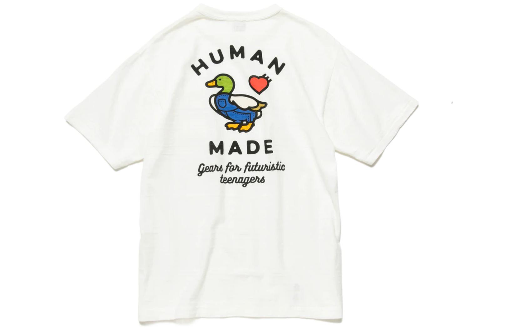 Purchase HUMAN MADE 鴨子心形Logo口袋卡通 短袖T恤 HM23CS025