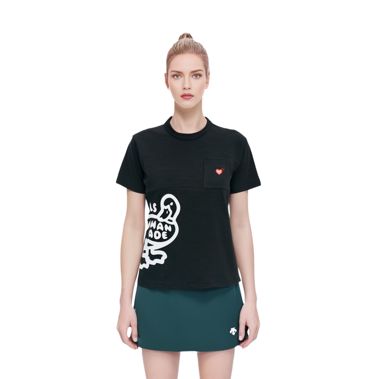 HUMAN MADE Duck Embroidery Heart Pocket Unisex Short Sleeve T-Shirt HM21CS024 圖 4