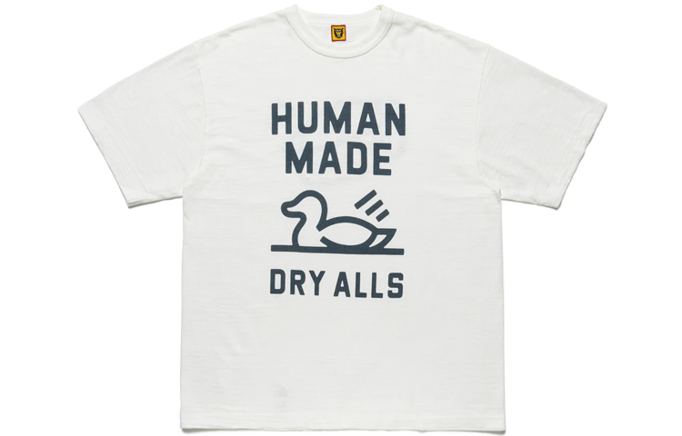 HUMAN MADE Duck Logo Graphic Unisex Short Sleeve T-Shirt HM21TE010