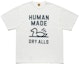 Details for HUMAN MADE 鴨子Logo圖案男女短袖T恤 HM21TE010