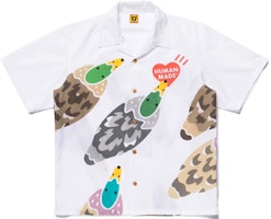 HUMAN MADE Duck Print Aloha Shirt White HM19SH009 HUMAN MADE Duck Print Aloha Shirt White HM19SH009