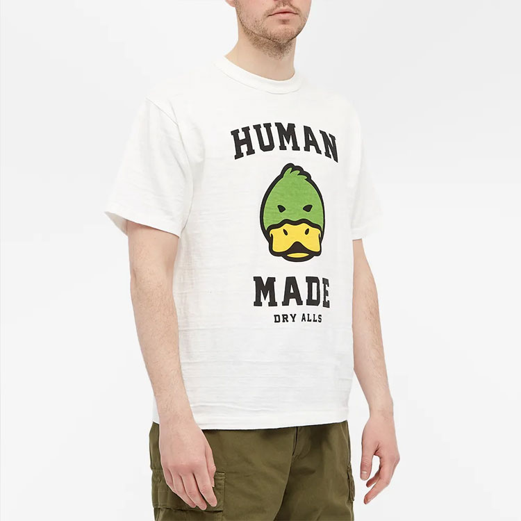 HUMAN MADE Duck Print Crew Neck Short Sleeve T-Shirt Green Duck Tee HM21TE008 圖 4