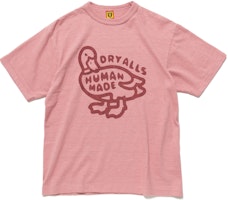 HUMAN MADE Duck Print Letter Logo Unisex Crewneck T-Shirt. HM23CS027 HUMAN MADE Duck Print Letter Logo Unisex Crewneck T-Shirt. HM23CS027