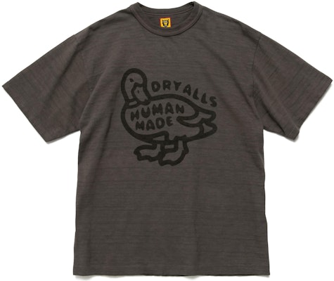 HUMAN MADE Baju T-Shirt Crewneck Unisex Cetakan Itik dan Logo Huruf. HM23CS027 Details for HUMAN MADE Baju T-Shirt Crewneck Unisex Cetakan Itik dan Logo Huruf. HM23CS027