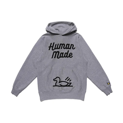 Human Made Duck Print Pullover Sweatshirt Grey () HM20CS019