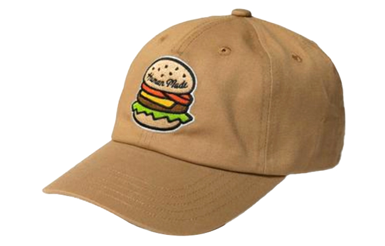HUMAN MADE Embroidered Burger Cap Unisex Multicolor HM21GD023