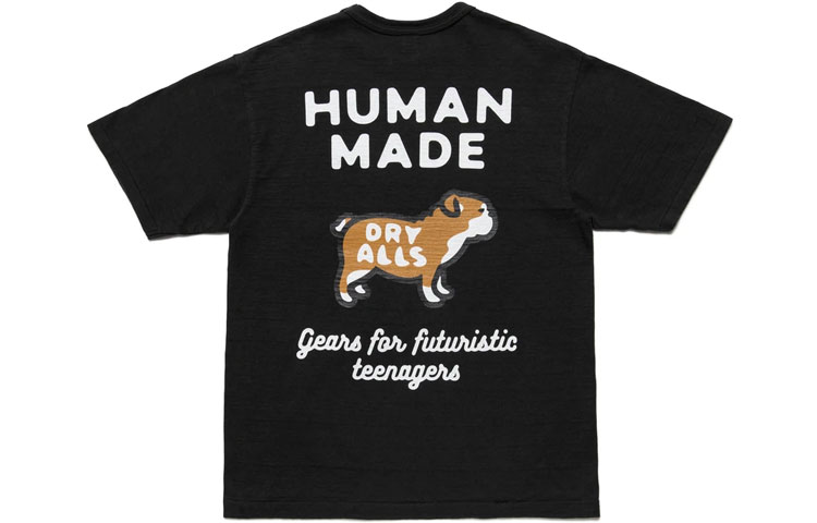 HUMAN MADE Embroidered Heart Pocket Dog Graphic Unisex T-Shirt. HM22CS005 圖 4