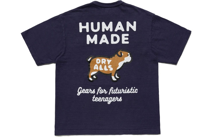 HUMAN MADE Embroidered Heart Pocket Dog Graphic Unisex T-Shirt. HM22CS005 圖 6