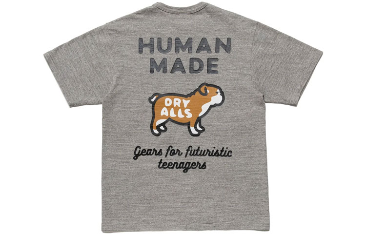 HUMAN MADE Embroidered Heart Pocket Dog Graphic Unisex T-Shirt. HM22CS005 圖 8