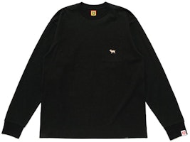 HUMAN MADE Embroidered Patch Pocket Logo Long Sleeve T-Shirt Unisex HM23CS017 HUMAN MADE Embroidered Patch Pocket Logo Long Sleeve T-Shirt Unisex HM23CS017