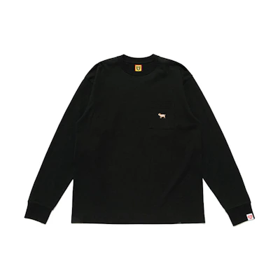HUMAN MADE Embroidered Patch Pocket Logo Long Sleeve T-Shirt Unisex HM23CS017