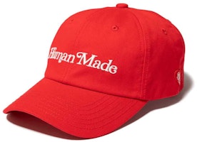 HUMAN MADE Fashion Trendy Red Baseball Cap Unisex Couple Style HM-948 HUMAN MADE Fashion Trendy Red Baseball Cap Unisex Couple Style HM-948