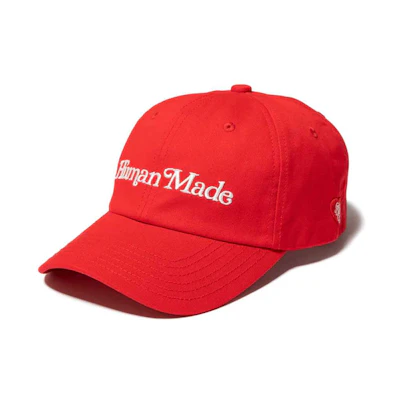 HUMAN MADE Fashion Trendy Red Baseball Cap Unisex Couple Style HM-948