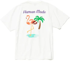 Order Human Made 火烈鸟口袋白色T恤 HM23CS040