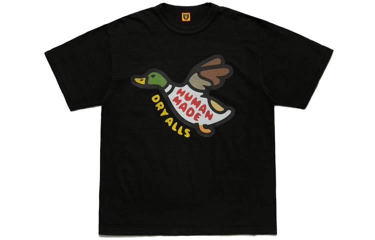 Order HUMAN MADE 飛鴨圖案男女同款情侶風格圓領T恤 HM21TE001