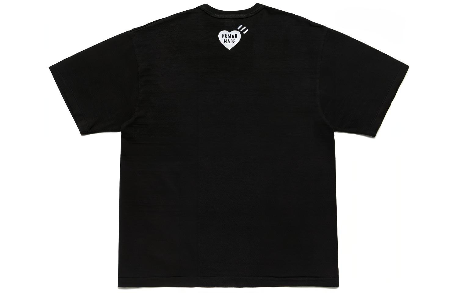 Lookbook HUMAN MADE 飛鴨圖案男女同款情侶風格圓領T恤 HM21TE001