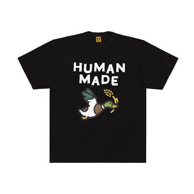 HUMAN MADE Flying Duck Wheat Short Sleeve T-Shirt Unisex. HM21TE012