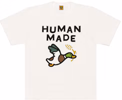 Sizing HUMAN MADE Flying Duck Wheat Short Sleeve T-Shirt Unisex. HM21TE012