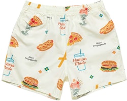 HUMAN MADE Food Print Hawaiian Shorts Unisex White. HM21PT011 HUMAN MADE Food Print Hawaiian Shorts Unisex White. HM21PT011