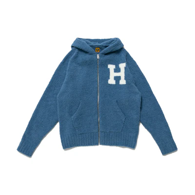 Human Made FW21 Capsule Logo Knit Zip Hoodie Jacket - HM22CS031