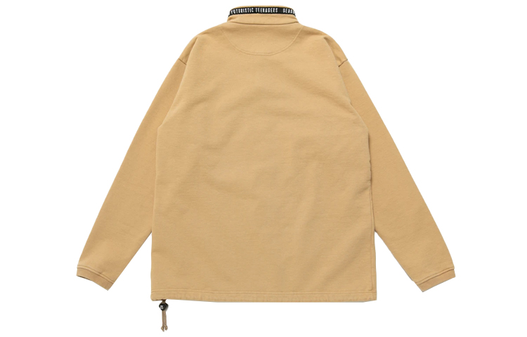 Lookbook HUMAN MADE FW21 Hoodie Pullover Hem Serut Khaki Pria HM22CS027