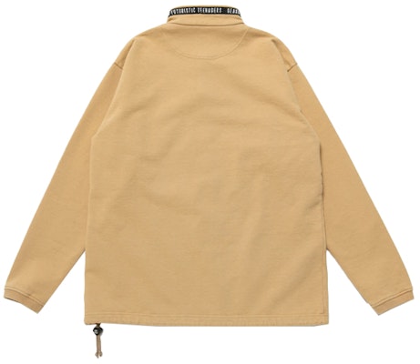 HUMAN MADE FW21 Hoodie Pullover Hem Serut Khaki Pria HM22CS027 Lookbook HUMAN MADE FW21 Hoodie Pullover Hem Serut Khaki Pria HM22CS027