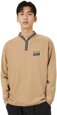 HUMAN MADE FW21 Hoodie Pullover Hem Serut Khaki Pria HM22CS027 Shop HUMAN MADE FW21 Hoodie Pullover Hem Serut Khaki Pria HM22CS027