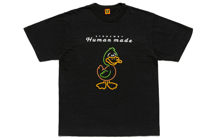 HUMAN MADE FW21 Duck Print Crewneck T-Shirt Unisex Short Sleeve Tee HM22TE009