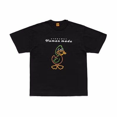 HUMAN MADE FW21 Duck Print Crewneck T-Shirt Unisex Short Sleeve Tee HM22TE009