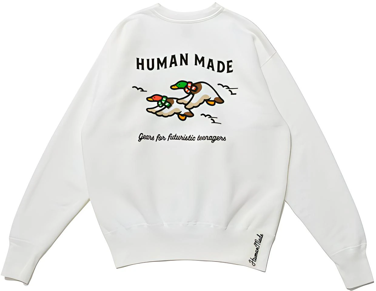 human-made-fw-21-logo-print-cartoon-graphic-pullover-sweatshirt-white-hm-22-cs-032