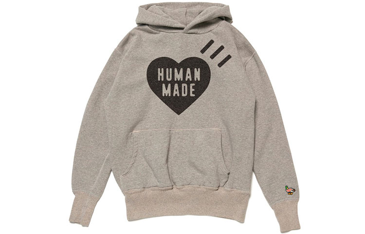 HUMAN MADE FW21 Logo Print Hoodie . HM22CS024