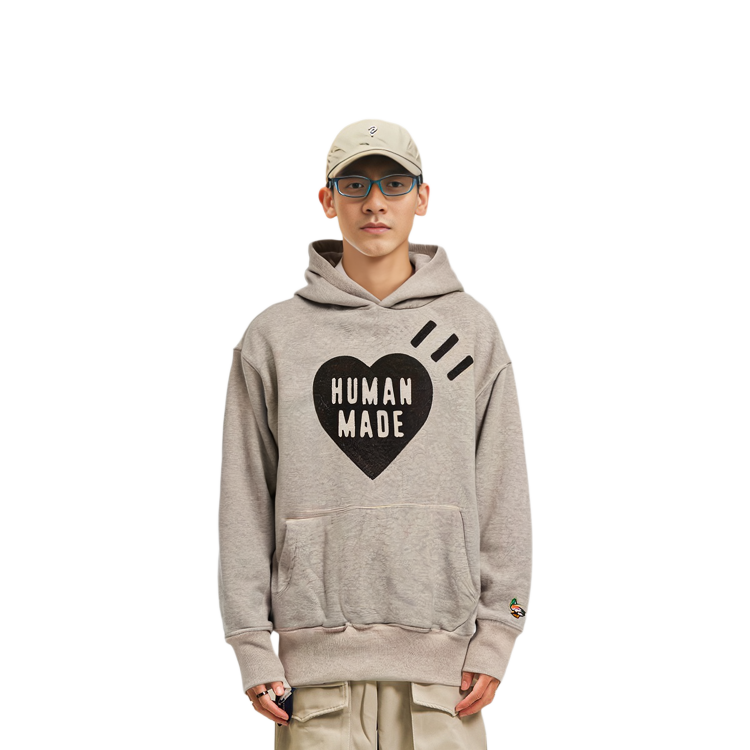 Details for HUMAN MADE FW21 标志印花连帽衫. HM22CS024