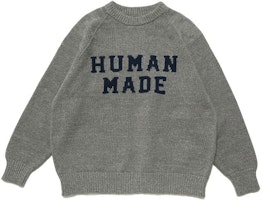 HUMAN MADE FW21 Logo Tiger Knit Pullover Sweater Crewneck. HM22CS026 HUMAN MADE FW21 Logo Tiger Knit Pullover Sweater Crewneck. HM22CS026