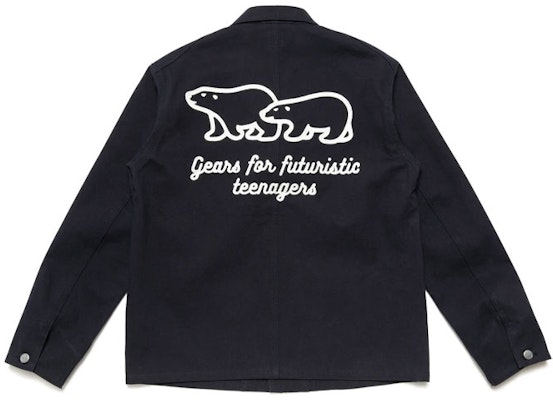 HUMAN MADE FW21 海军蓝心形标徽补丁夹克 男女同款. HM22JK005 Lookbook HUMAN MADE FW21 海军蓝心形标徽补丁夹克 男女同款. HM22JK005