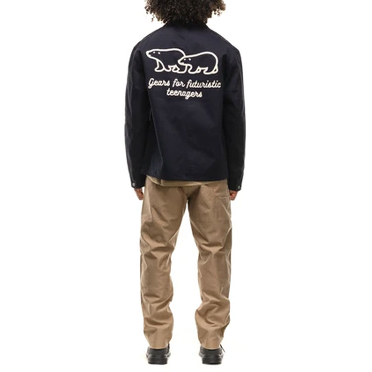 Purchase HUMAN MADE FW21 海军蓝心形标徽补丁夹克 男女同款. HM22JK005