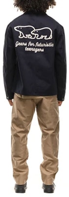 HUMAN MADE FW21 海军蓝心形标徽补丁夹克 男女同款. HM22JK005 Purchase HUMAN MADE FW21 海军蓝心形标徽补丁夹克 男女同款. HM22JK005